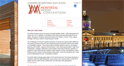 Desktop Screenshot of montrealwoodconvention.com