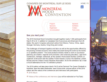 Tablet Screenshot of montrealwoodconvention.com